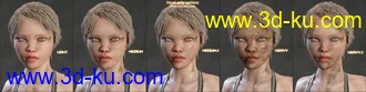 3D打印模型Skin Effects - Dirt for Genesis 3 and 8 Female(s)的图片