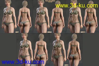 3D打印模型Skin Effects - Dirt for Genesis 3 and 8 Female(s)的图片