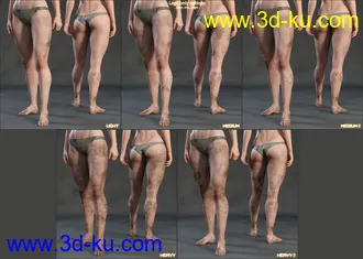 3D打印模型Skin Effects - Dirt for Genesis 3 and 8 Female(s)的图片