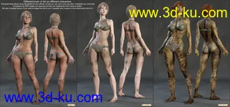 Skin Effects - Dirt for Genesis 3 and 8 Female(s)模型的图片24