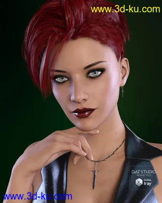 3D打印模型Skullduggery Jewelry for Genesis 3 Female(s)的图片