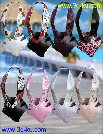 3D打印模型Slash Swimsuit Vacation Textures的图片