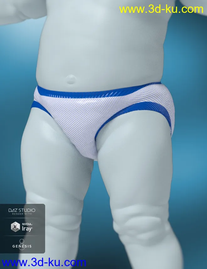 Sleepsuit and Nappy for Genesis 8 Male and Female模型的图片7