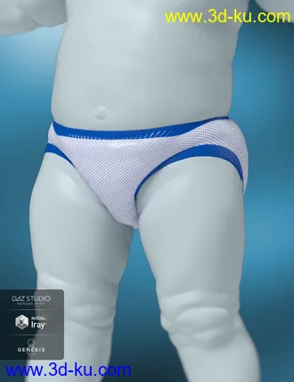 3D打印模型Sleepsuit and Nappy for Genesis 8 Male and Female的图片
