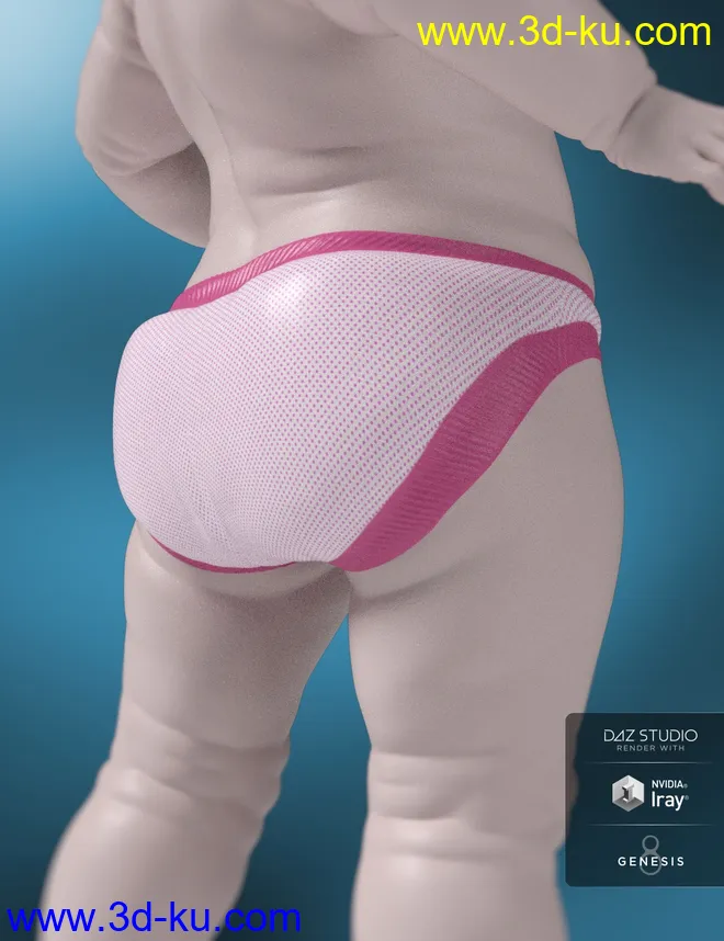 Sleepsuit and Nappy for Genesis 8 Male and Female模型的图片9