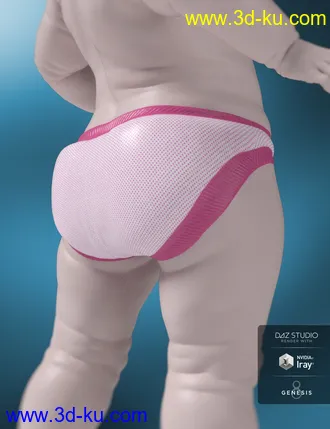 3D打印模型Sleepsuit and Nappy for Genesis 8 Male and Female的图片