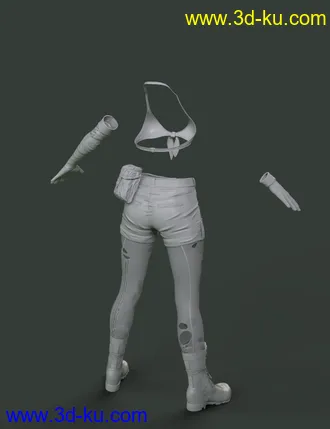 3D打印模型Slide3D Deadly Silence Clothes for Genesis 3 Female(s)的图片