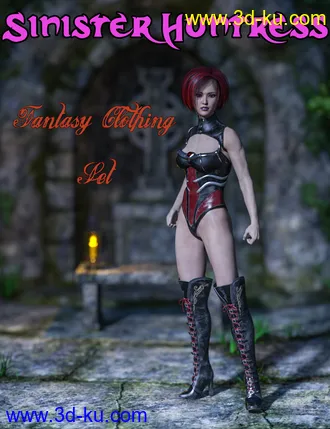 3D打印模型Slide3D Sinister Huntress for Genesis 3 Female(s)的图片