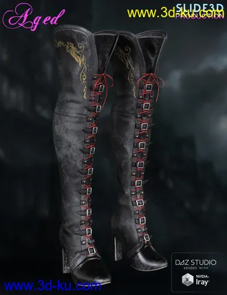 3D打印模型Slide3D Sinister Huntress for Genesis 3 Female(s)的图片