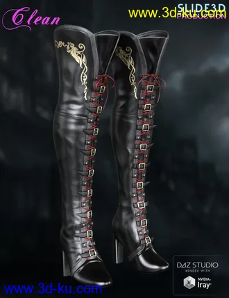 3D打印模型Slide3D Sinister Huntress for Genesis 3 Female(s)的图片