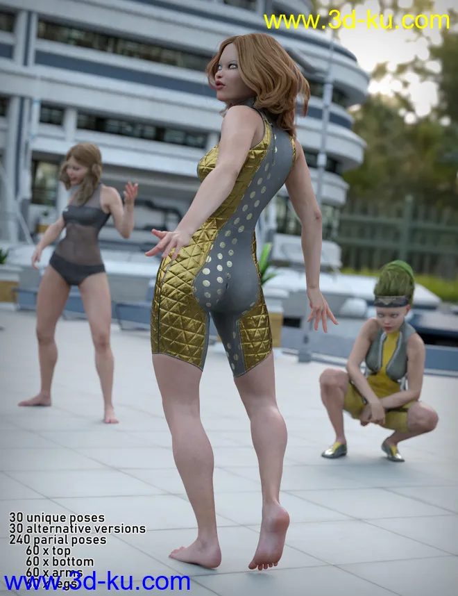 So Attitude poses for Genesis 8 Female模型的图片1