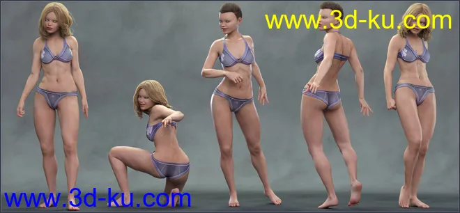 So Attitude poses for Genesis 8 Female模型的图片2
