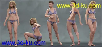 3D打印模型So Attitude poses for Genesis 8 Female的图片