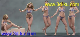 3D打印模型So Attitude poses for Genesis 8 Female的图片