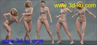 3D打印模型So Attitude poses for Genesis 8 Female的图片
