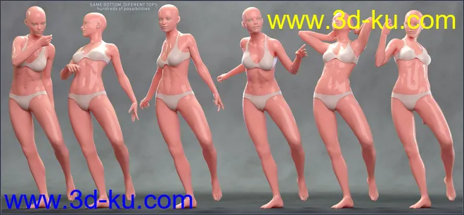 So Attitude poses for Genesis 8 Female模型的图片8
