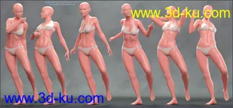 3D打印模型So Attitude poses for Genesis 8 Female的图片