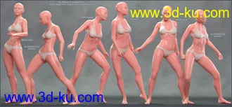 3D打印模型So Attitude poses for Genesis 8 Female的图片