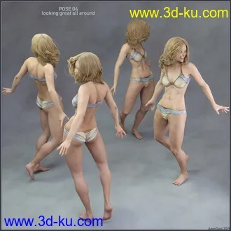 3D打印模型So Attitude poses for Genesis 8 Female的图片