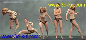 3D打印模型So Attitude poses for Genesis 8 Female的图片