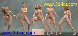 3D打印模型So Attitude poses for Genesis 8 Female的图片