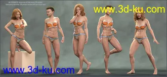 3D打印模型So Attitude poses for Genesis 8 Female的图片