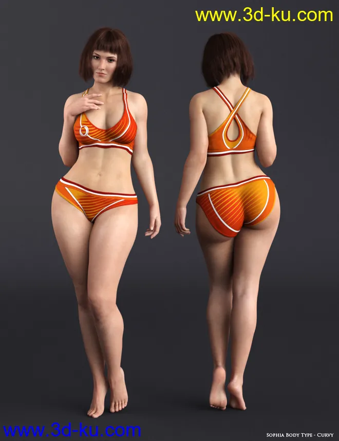 Sophia for Genesis 8 Female模型的图片8