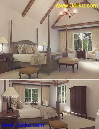 3D打印模型Southern Bedroom的图片