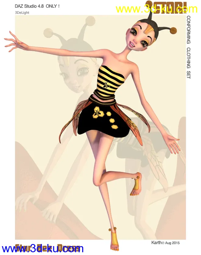 Star! Bee Dress模型的图片1