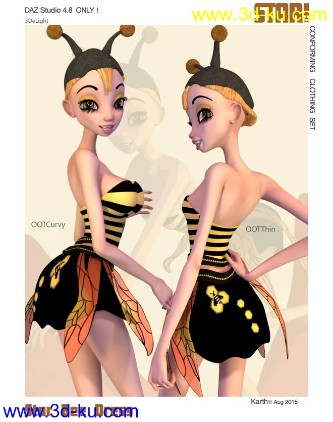 Star! Bee Dress模型的图片3