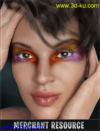 Stardust Glitter Makeup Merchant Resource Bundle模型的图片11