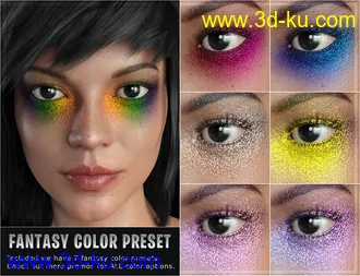 Stardust Glitter Makeup Merchant Resource Bundle模型的图片15