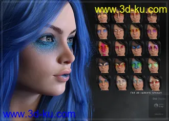 3D打印模型Stardust Glitter Makeup Merchant Resource Bundle的图片