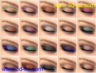 Stardust Glitter Makeup Merchant Resource Bundle模型的图片26