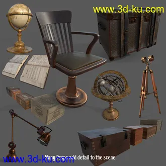 3D打印模型Steampunk Airship Cabin的图片