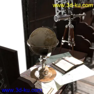 3D打印模型Steampunk Airship Cabin的图片