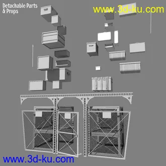 3D打印模型Steampunk Airship Cabin的图片