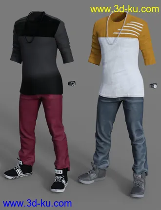 3D打印模型Street Style Outfit Textures的图片