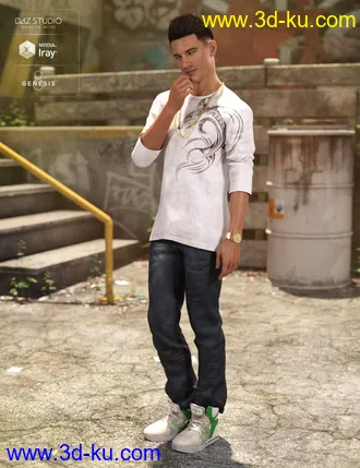 3D打印模型Street Style Outfit Textures的图片