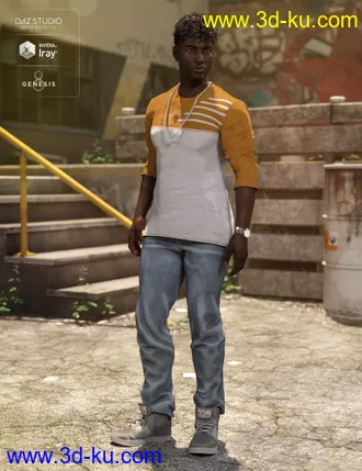 3D打印模型Street Style Outfit Textures的图片