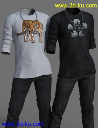 3D打印模型Street Style Outfit Textures 2的图片