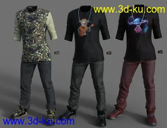 3D打印模型Street Style Outfit Textures 2的图片