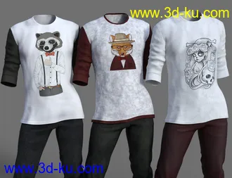 3D打印模型Street Style Outfit Textures 2的图片