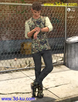 3D打印模型Street Style Outfit Textures 2的图片
