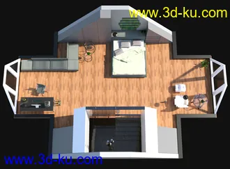 3D打印模型Stylish Attic的图片