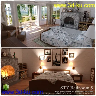 3D打印模型STZ Bedroom 5的图片