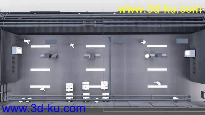 Subway Platform For Iray模型的图片8