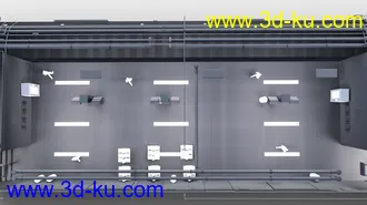 3D打印模型Subway Platform For Iray的图片
