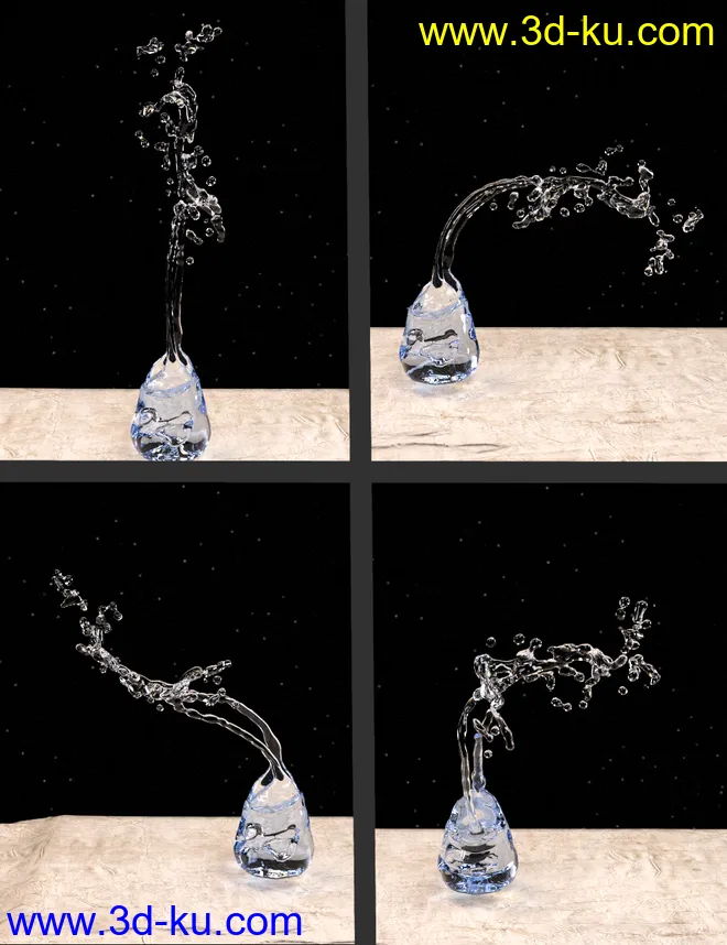 SY Rigged Water Iray 4模型的图片12