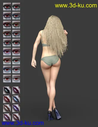 3D打印模型Sylvian HD for Genesis 8 Female的图片